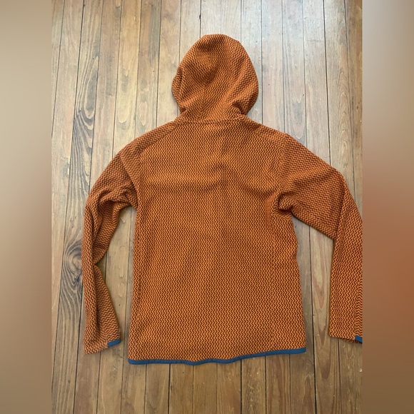 Patagonia Mens R1 Air Hoody Small Burnished Red Full Zip Fleece Jacket - Picture 5 of 5